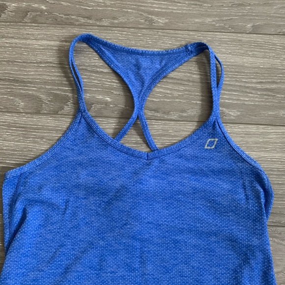Lorna Jane blue workout tank - Picture 3 of 9